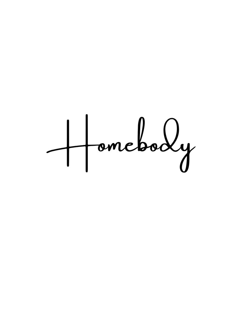 Download Homebody word Digital File SVG PNG JPG Cricut & | Etsy