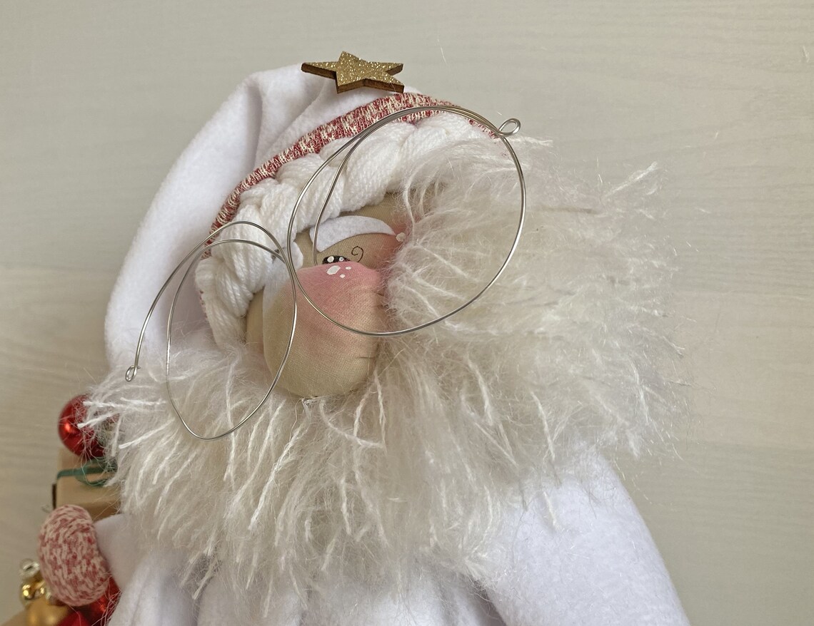 Handmade Christmas Santa Doll Decoration Etsy