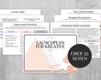 Launch plan for creatives, marketing e-book, learn to launch and sell your products