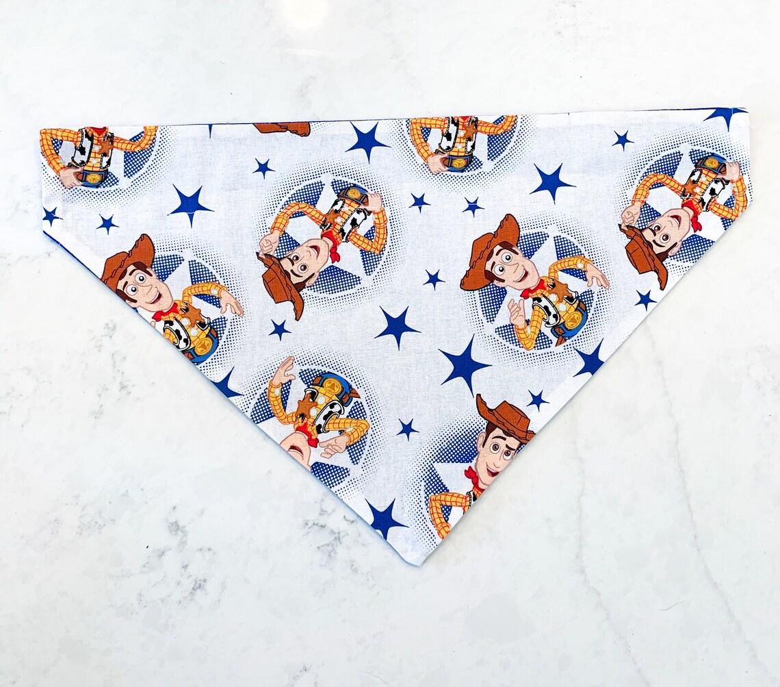Woody Inspired Dog Bandana Disney Inspired Dog Bandana Toy Etsy