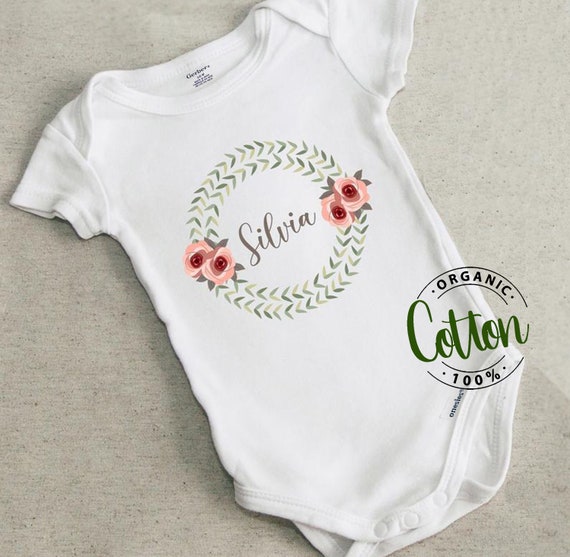 floral onesie newborn