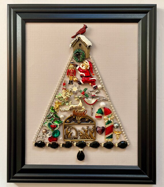 Jewelry christmas tree clearance art