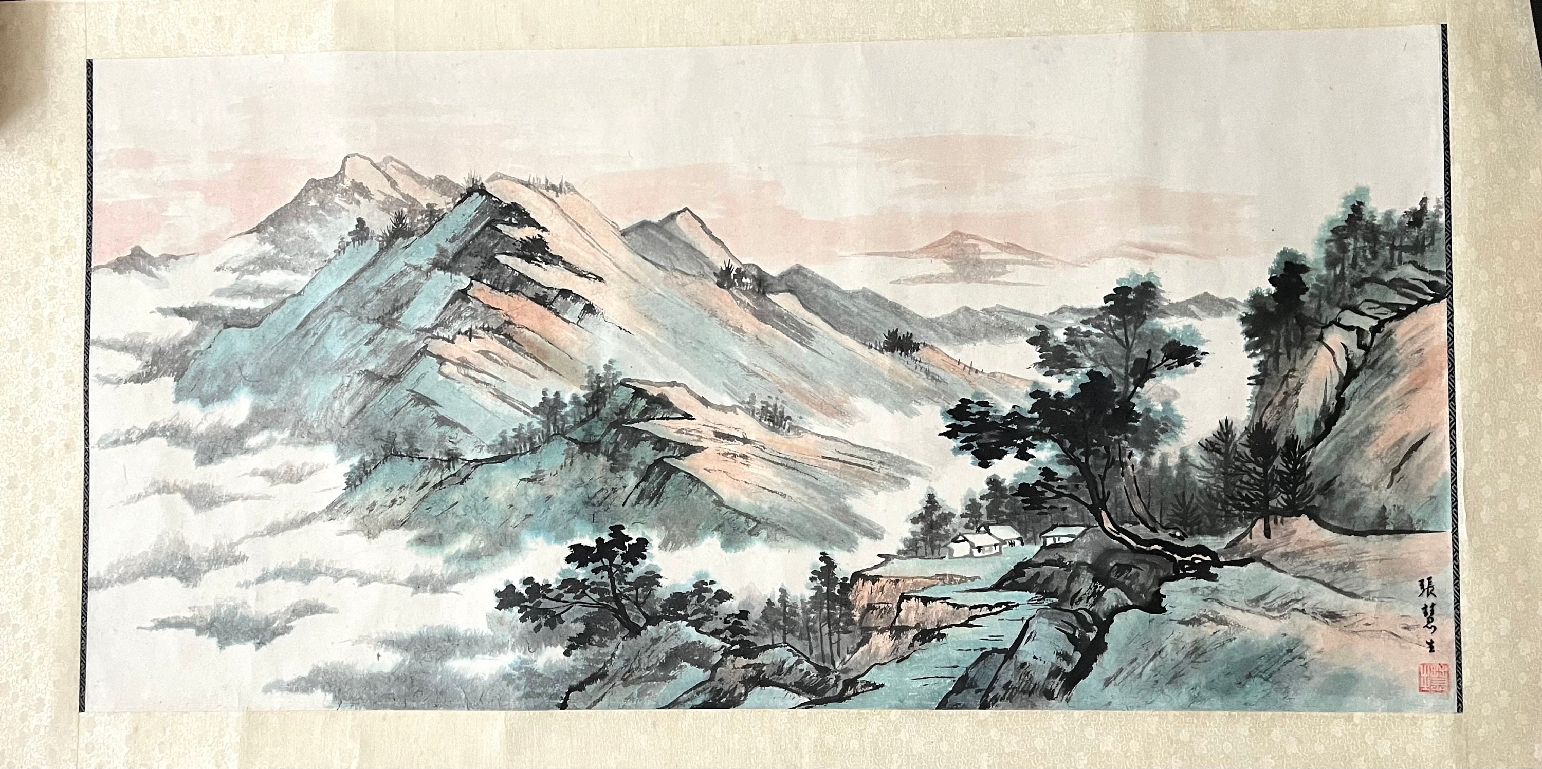 zhangshunshun1様用　The Watercolors of John Vintage John A White Watercolor Painting Southwestern Art