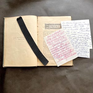 1889 DeHaven Family History VIRGINIE Papier généalogique Éphémères Lot Notes manuscrites