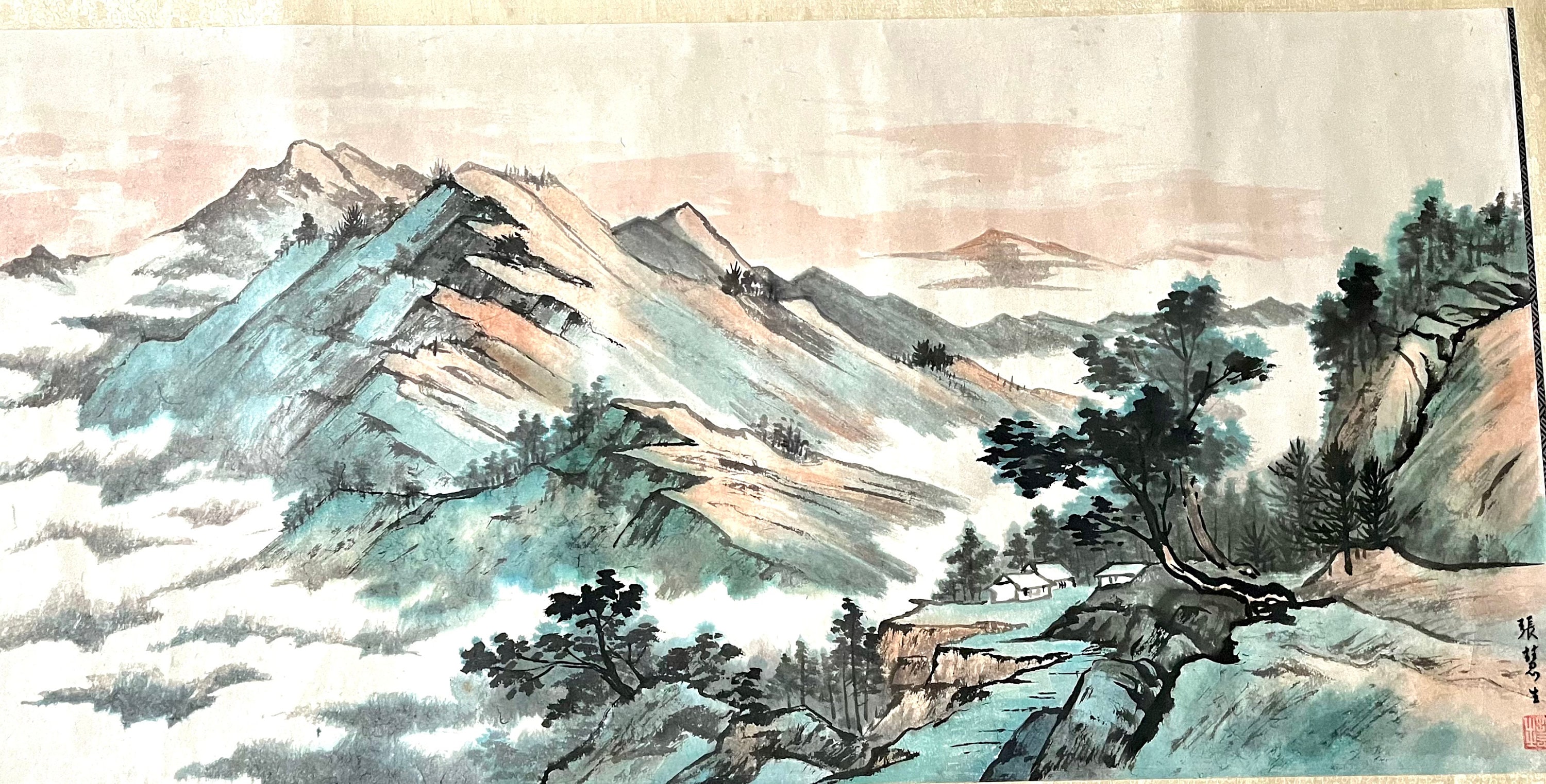 zhangshunshun1様用　The Watercolors of John A Group of Nine Watercolor Paintings by John Chen (Chinese