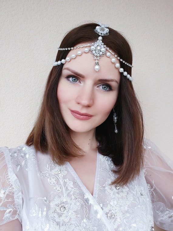 pearl tikka headpiece