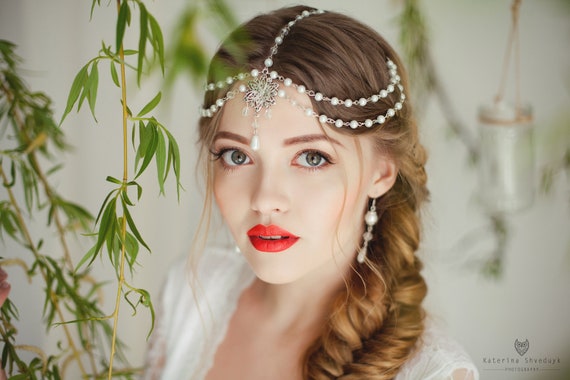 Wedding tikka headpiece clearance