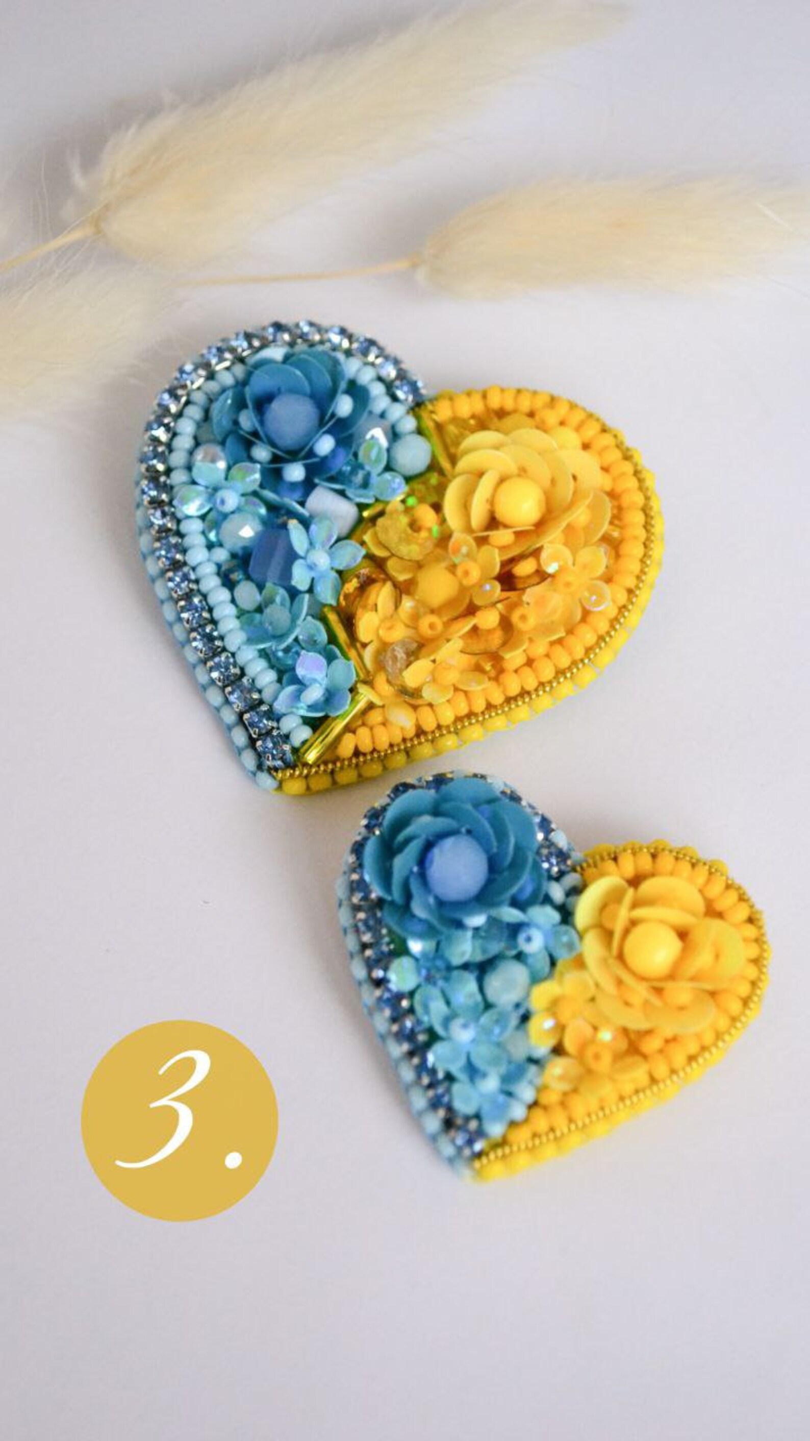 Brooch “Ukraine is in my heart” main image 1