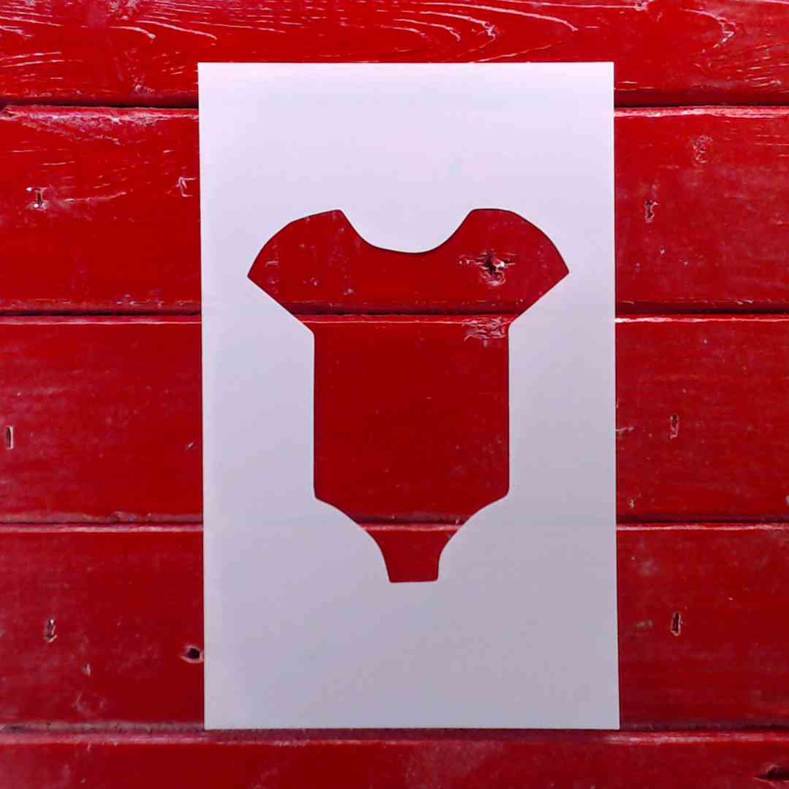 Baby Onesie Jumper Stencil Reusable Stencil Washable Etsy