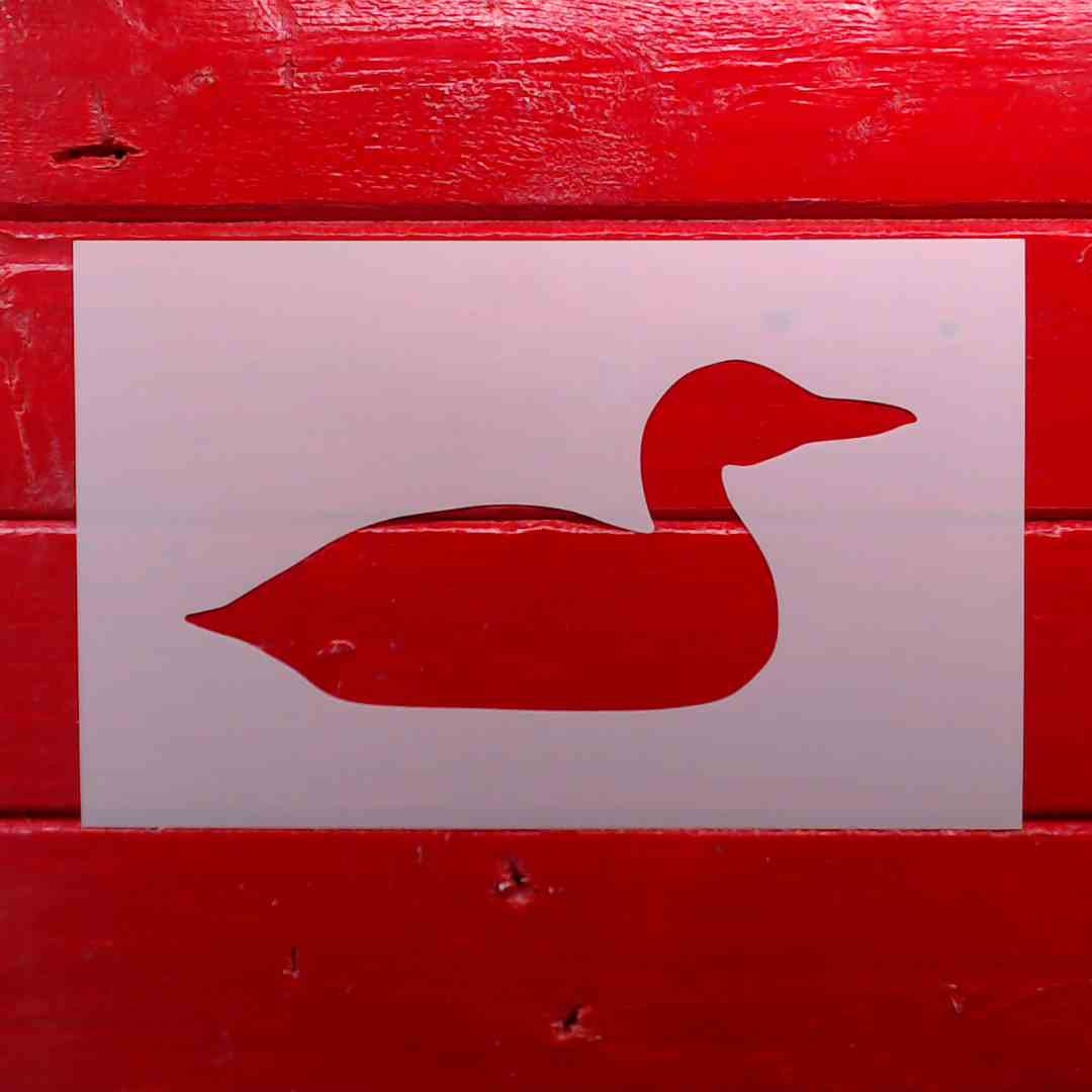 Loon Stencil Bird Duck Reusable Washable Stencil - Etsy