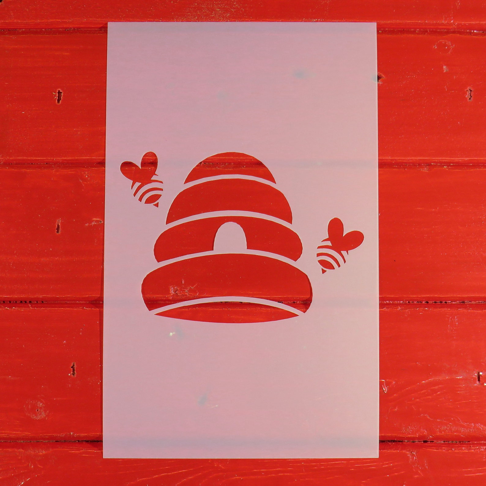 Bee Hive Stencil Reusable Stencil Washable Stencil - Etsy