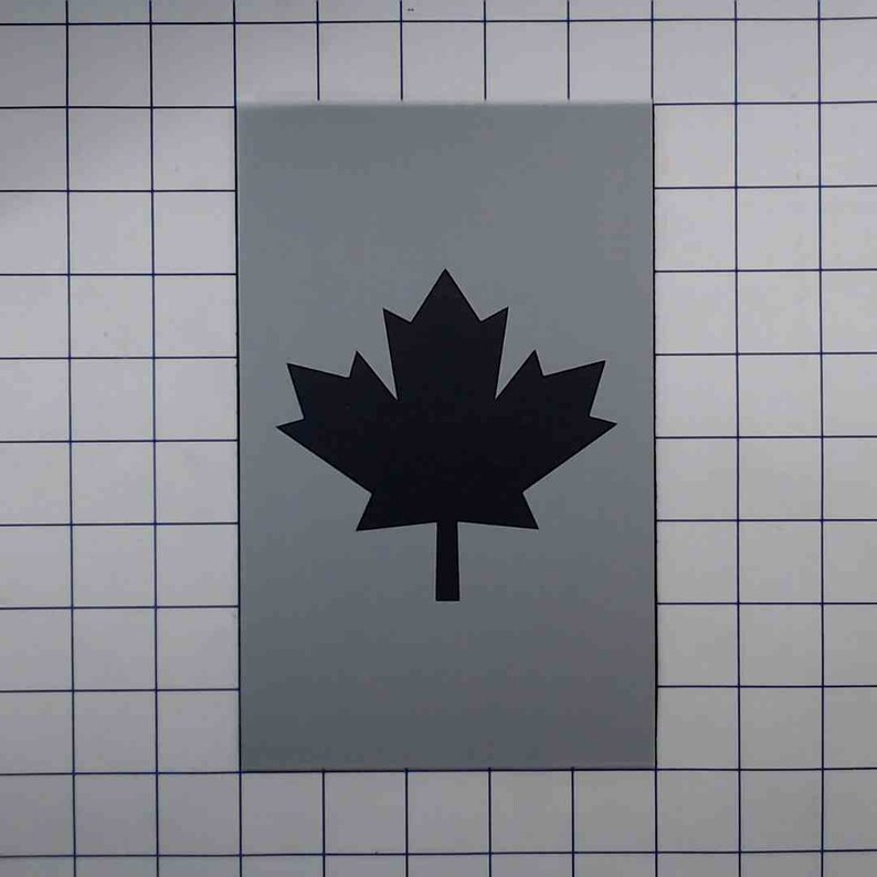 Maple Leaf Canada Reusable Stencil Washable Stencil Etsy