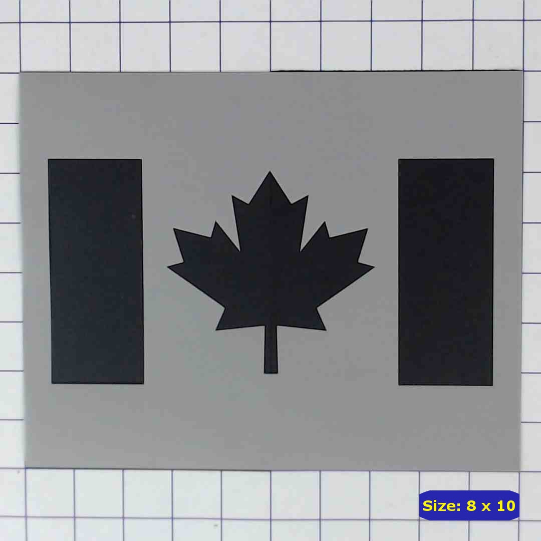 Canadian Flag Stencil Reusable Stencil Etsy Canada