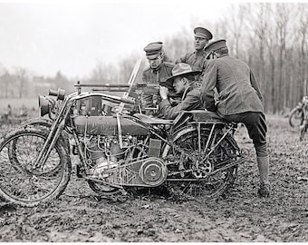 その他 THE ORIGINAL VINTAGE HARLEY-DAVIDSON Harley Davidson Model 17 F/J Equipped With Springfield, C. 1917
