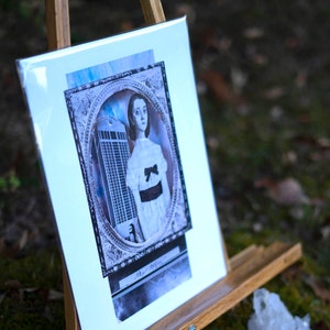The Tower, Original Tarot Mixed-Media Collage