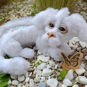Art toy inspired by Falkor Luck Dragon from &quot;Neverending Story&quot;