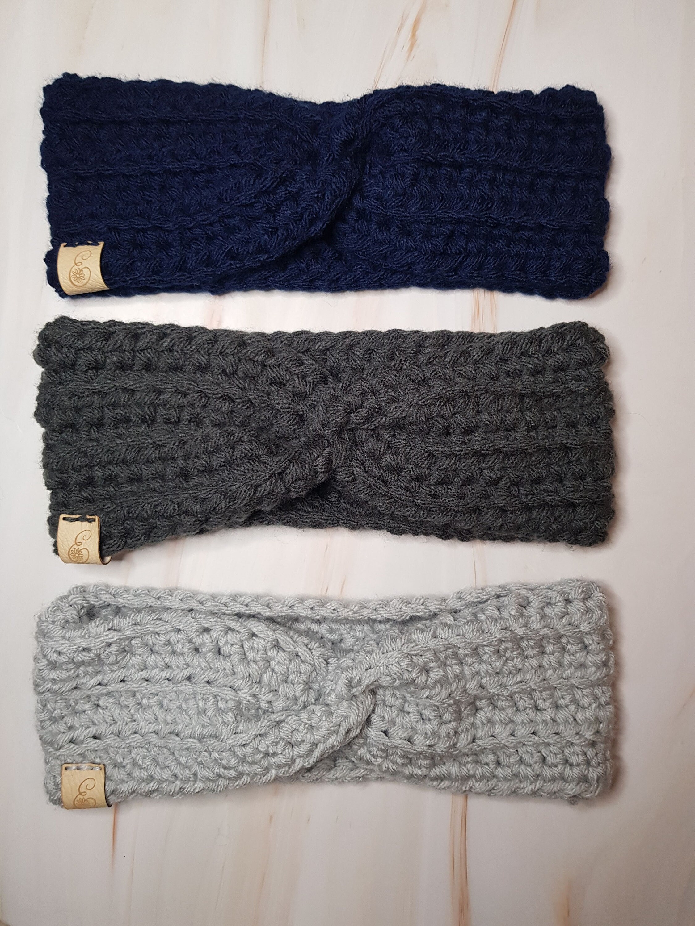 Chunky Twisted Headband & Fingerless Gloves Set | Crochet  display picture 3