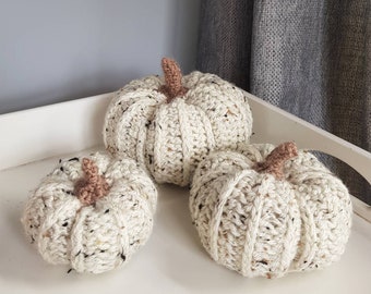 Rustic Crochet Pumpkins | Halloween Decorations | Autumn Home Decor | Boho Home Decor | Cosy Home