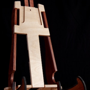 Handcrafted/Wooden Guitar Stand/Unique Patented Folding Design/Hand Crafted/Case Stand/Gift/Graduation Gift/Father's Day Gift