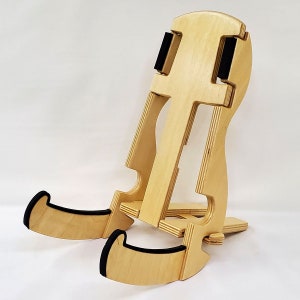 Concert/Soprano Ukulele Stand/Flat Folding/Wooden Instrument Stand/Ukuleles/Hand Crafted/Wood/Gift/Graduation/Father's Day image 5