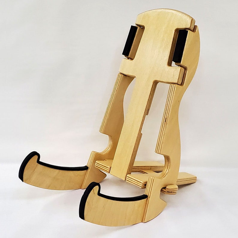 Concert/Soprano Ukulele Stand/Flat Folding/Wooden Instrument Stand/Ukuleles/Hand Crafted/Wood/Gift/Graduation/Father's Day image 5