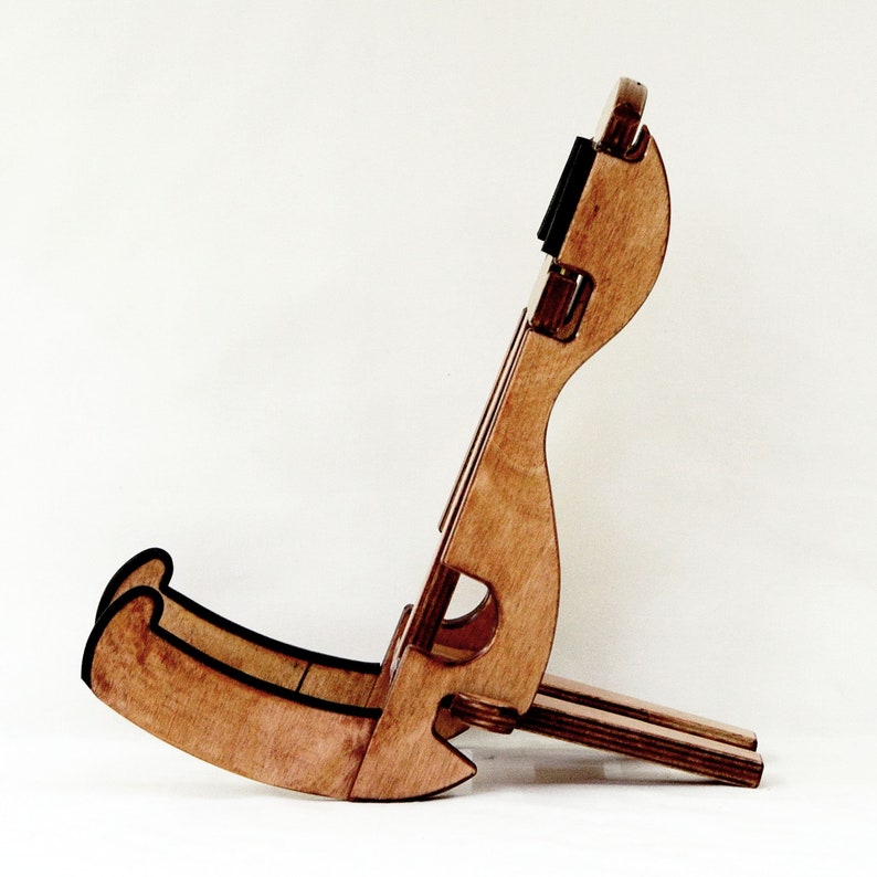Concert/Soprano Ukulele Stand/Flat Folding/Wooden Instrument Stand/Ukuleles/Hand Crafted/Wood/Gift/Graduation/Father's Day image 4