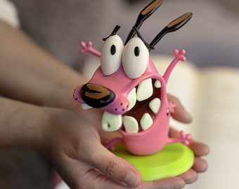 Statue Leone the cowardly dog courage the cowardly dog - Resin + SURPRISE GIFT