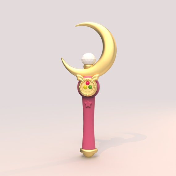 Sailor Moon Replica Moon Stick Scettro Lunare 26cm Resina -  Italia