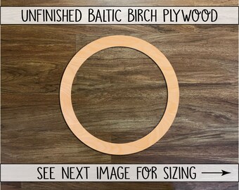 thumbnail image 2 of Uxcell 50-Pack 2-Inch Wood Rings - Unfinished Craft Circles For DIY Projects 2 of 10