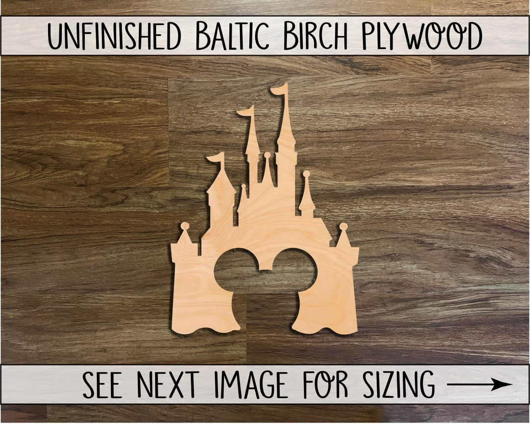 Disney Castle Cutout - Mickey Minnie Castle - Princess Castle - Disney ...