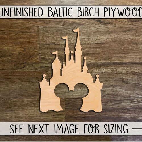 Disney Castle Cutout Mickey Minnie Castle Princess Castle - Etsy