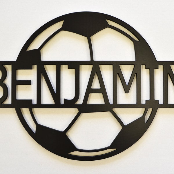 Soccer Name Sign, Nursery Decor, Personalized Wood Sign, Wooden Name, Personalized Name Sign, Wooden Name Sign, Kids Name Sign, Sports