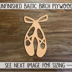 Ballet Shoes Cutout - Ballet Shoes shape -  Ballet Slippers - Ballerina Silhouette - Room decor - Wall Sign - Ballet Dancer