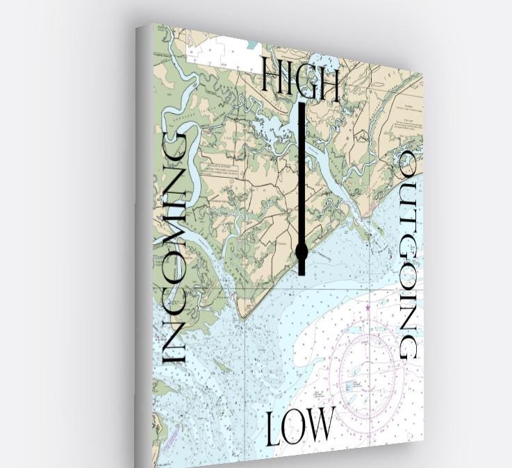 Edisto Island South Carolina / Kiawah Island /seabrook / Nautical Chart