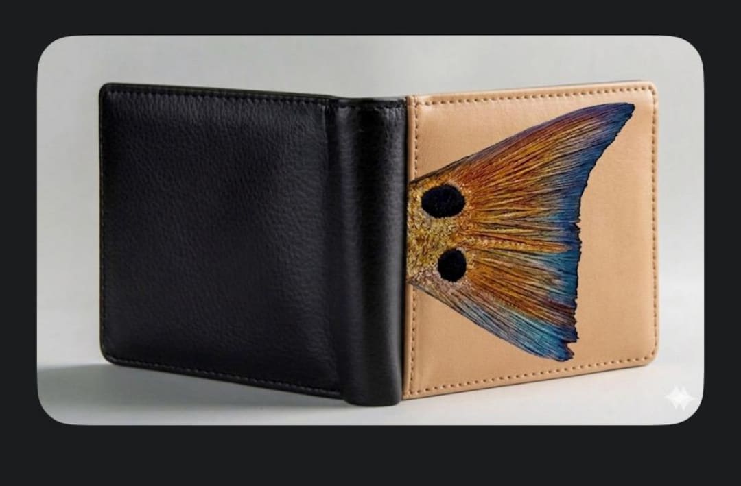 Men’s Camo Wallet , Redfish Tail Wallet Bifold Printed Men’s Wallet ...