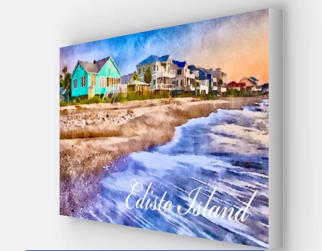 エディスト島 サウスカロライナ キャンバスプリント / エディスト島