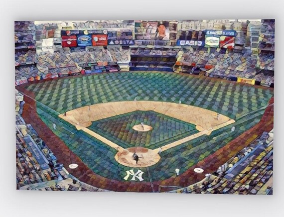 ヤンキース ベースボール スタジアム キャンバス ニューヨーク