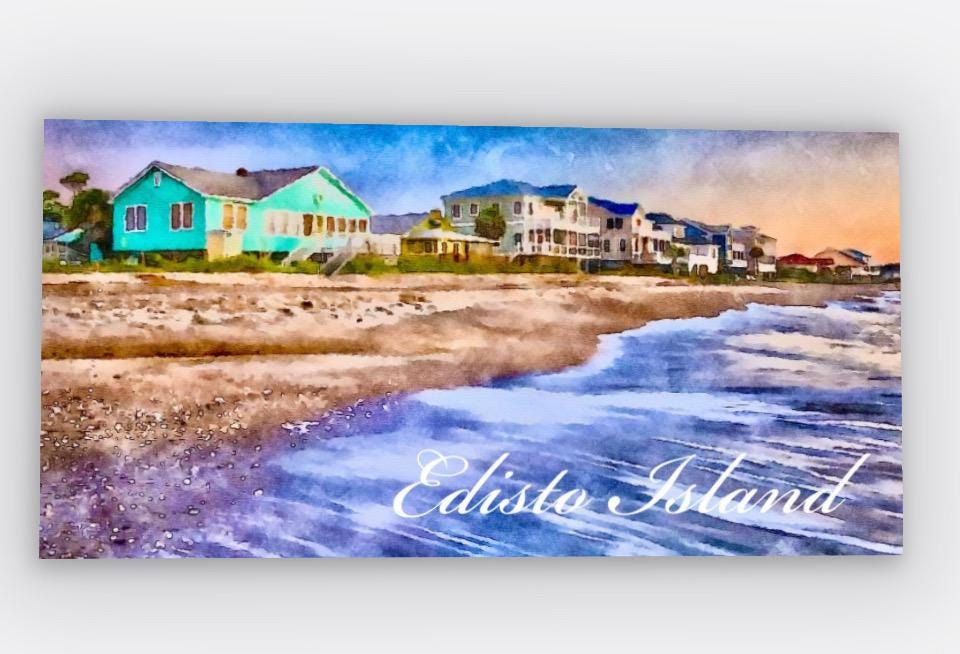 エディスト島 サウスカロライナ キャンバスプリント / エディスト島