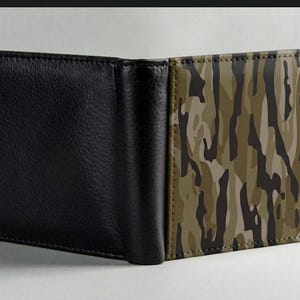Camo-portemonnee heren, hout, Bark Camo-portemonnee, tweevoudig bedrukte camouflageportemonnee heren, outdoorportemonnee heren, bedrukt, Camo Walket