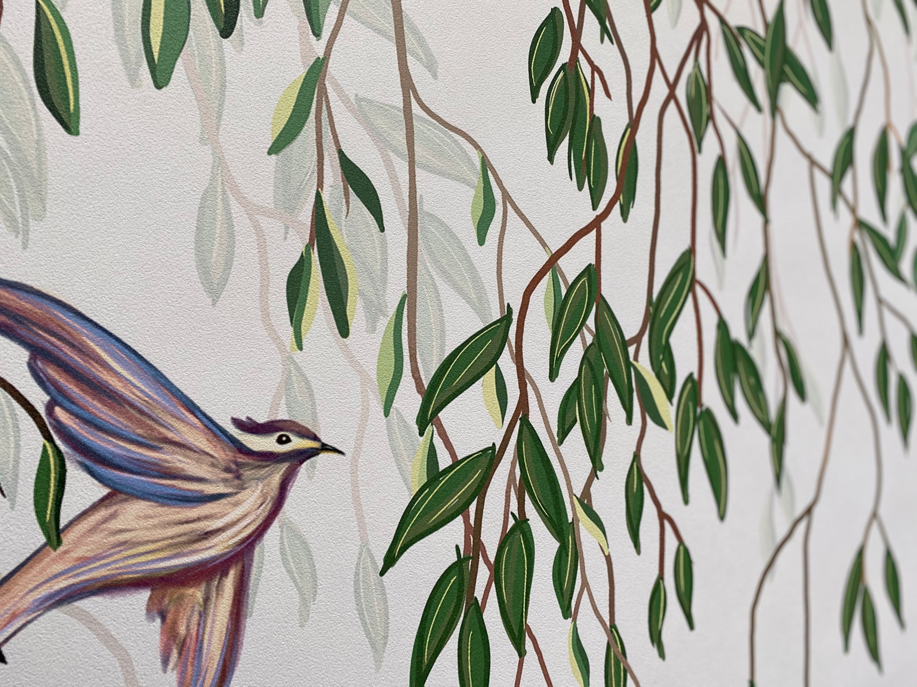 Botanical wallpaper minimalism wall decor traditional | Etsy