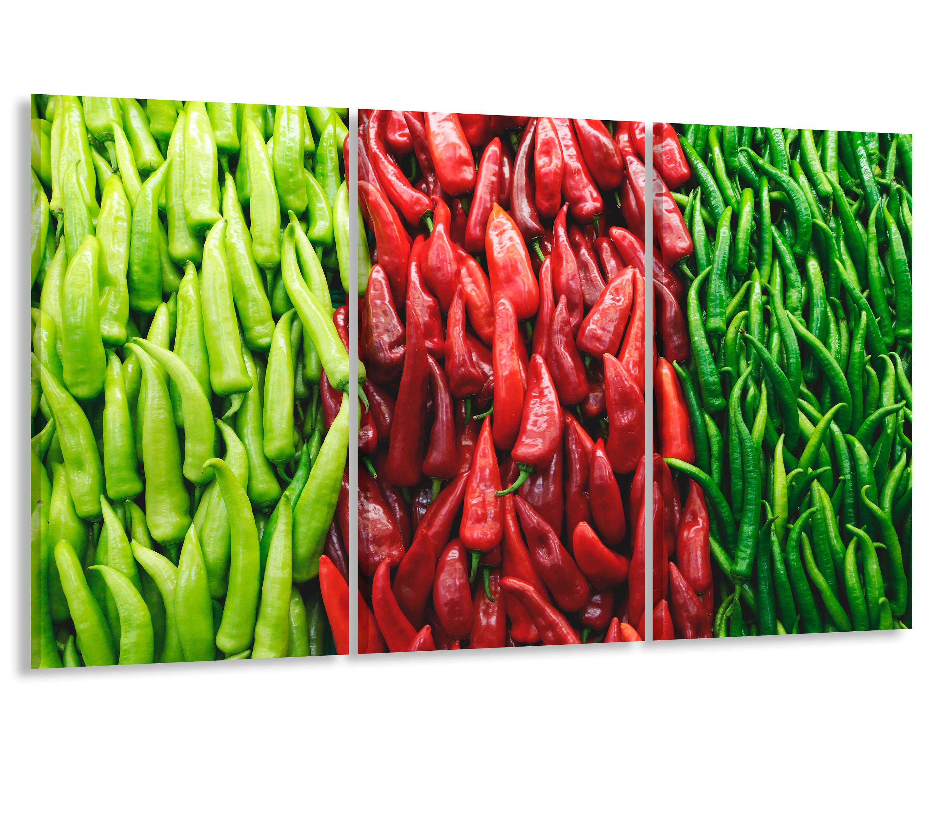 Kitchen Spices Wall Decor Colorful Spice Large Canvas Print Etsy