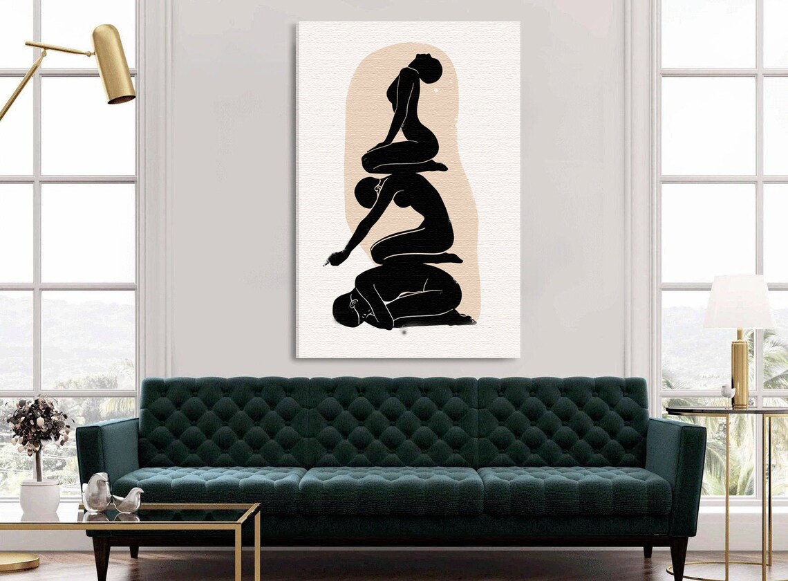 Yoga art print yoga studio decor yoga wall art print | Etsy