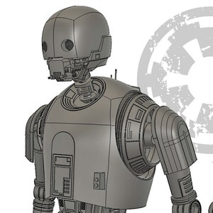 Spacebobs SecurityDroid Inspired Body (Everything But The Head) Printable Fan Art Files