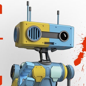 DroidDivision Custom Droid 3D Printable Fan Art Files