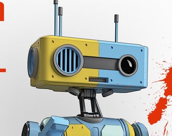 DroidDivision Custom Droid 3D Printable Fan Art Files
