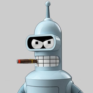 DroidDivision Bending Robot Inspired Fan Art Printable Files