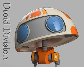 DroidDivision RJ Droid Inspired Fan Art Printable Files