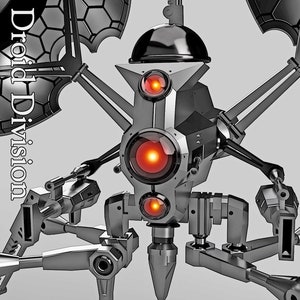 Droid Division Buzz Droid Inspired Fan Art STL Files for 3Dprinting