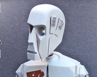 Archivos de arte de fans imprimibles inspirados en Spacebobs Smelter Droid.
