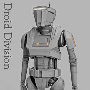 Droid Division Sentry Droid Inspired Fan Art STL Files for 3Dprinting